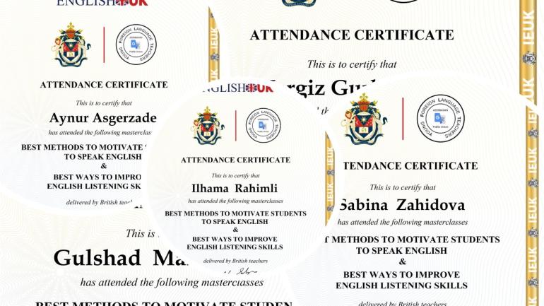 Ustad dərs – 1 və 2 müdavimləri